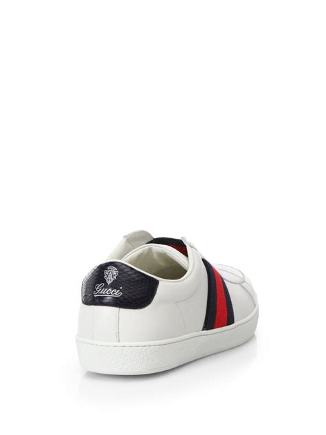 white gucci trainers mens|Gucci slip on trainers.